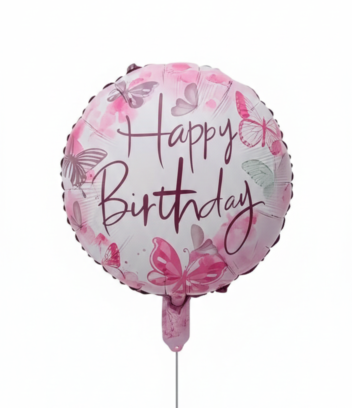 Happy Bday (Pink) | Helium Balloon