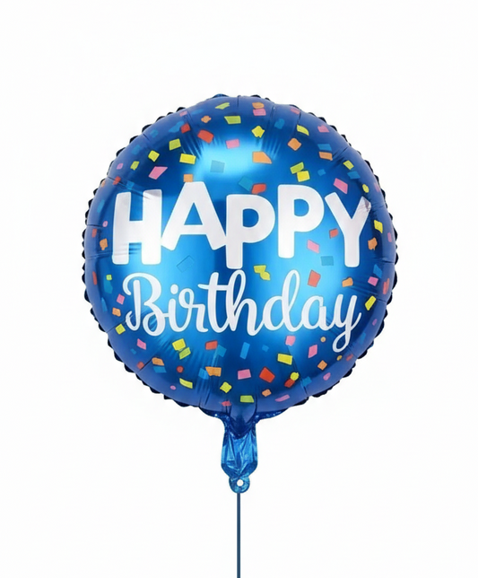 Happy Bday (Blue) | Helium Balloon